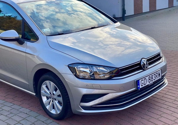Volkswagen Golf Sportsvan cena 68900 przebieg: 61400, rok produkcji 2018 z Gdańsk małe 106